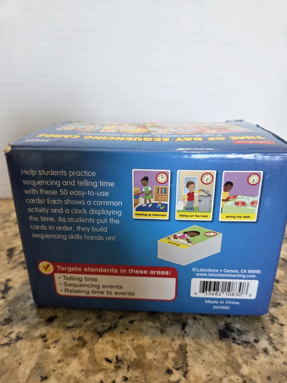 Lakeshore Time Of Day Sequencing Cards Autism Visuals Daily Tasks Educational